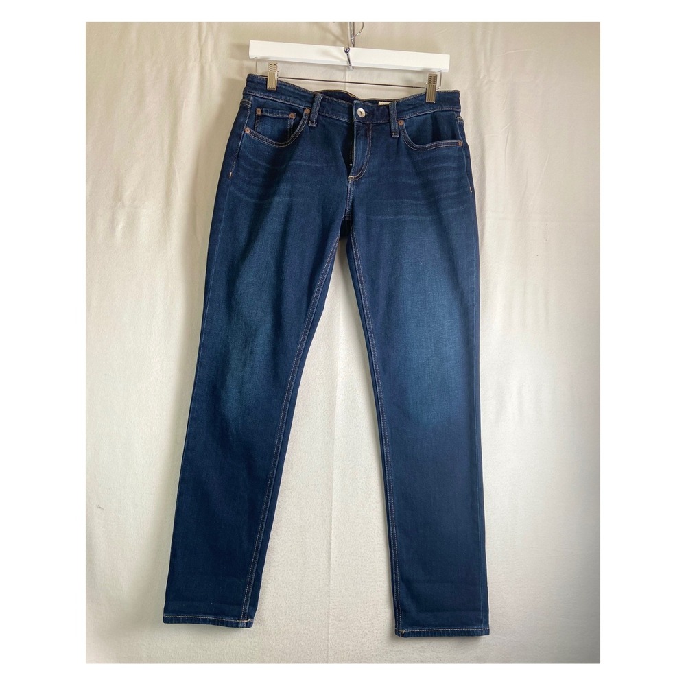 Rag & Bone Dre Low Rise Slim Boyfriend Jeans Size 26 Bianca Dark Wash Stretch